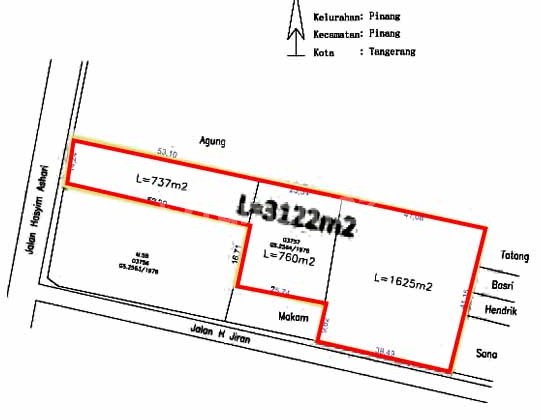 Hot Deal! Tanah Kavling SHM 3.600 M² di Cipondoh, Tangerang - Harga Murah Dibawah Pasaran Lokasi Pinggir Jalan Raya Hot Deal! Tanah Kavling SHM 3.600 M² di Cipondoh, Tangerang - Harga Murah Dibawah Pasaran Lokasi Pinggir Jalan Raya