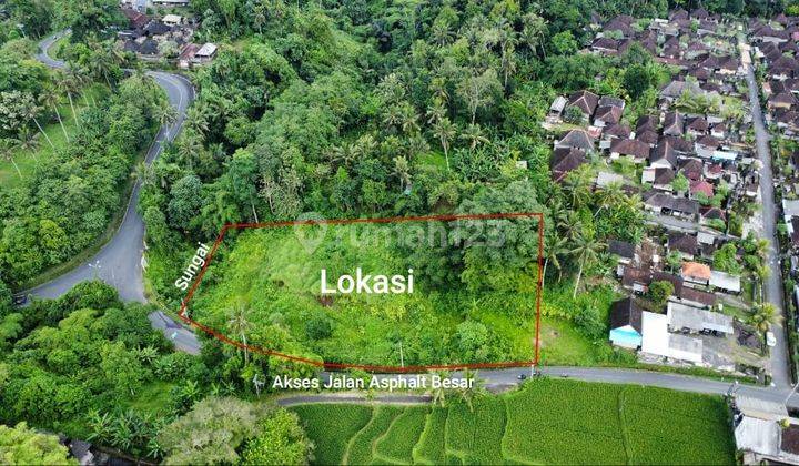 Strategic Land With Beautiful View In Pejeng Close To Central Ubud, Bali 1