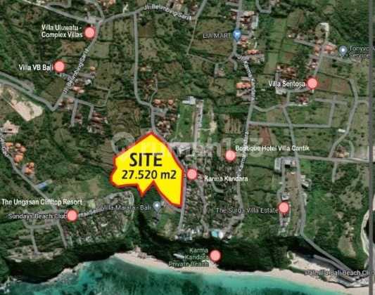 Tanah Cliff Front (Tebing) Lokasi Strategis di Ungasan, Bali Tanah Cliff Front (Tebing) Lokasi Strategis di Ungasan, Bali