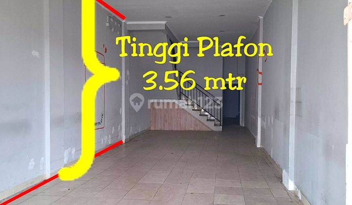 Ruko 3lt Plafon Tinggi 3.56 meter Disewakan Meruya Tangerang Kembangan Ciledug 1