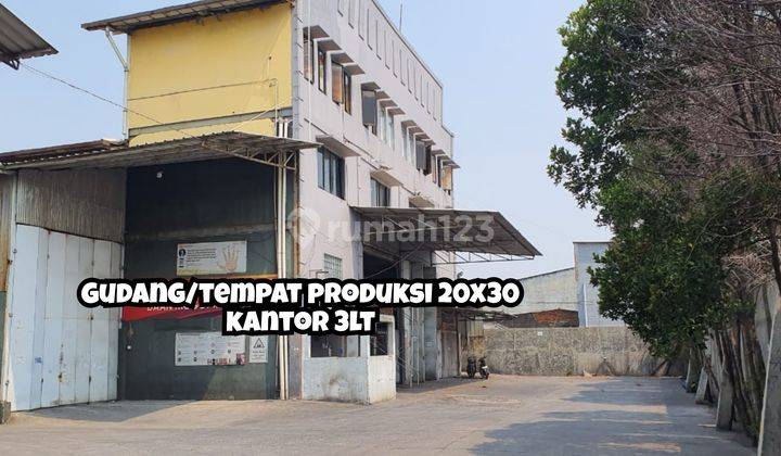 Gudang Tempat Produksi Bagus 3 Lantai di Tegal Alur Jakbar  1