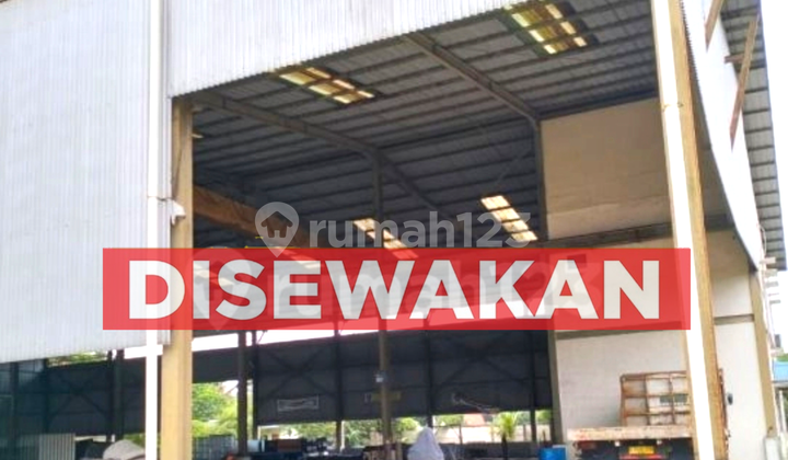 Disewakan Pabrik Gudang Industri Kontainer 40 Parkir Luas