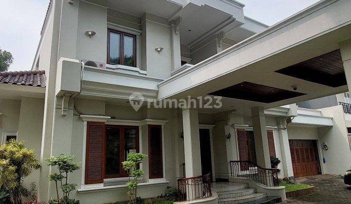 Rumah Mewah Vintage Semi Furnished Disewakan di Pondok Indah  2