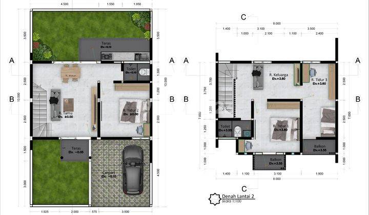 Villa Mewah Dengan Kolam Pribadi Dekat Dengan Pusat Perbelanjaan 2