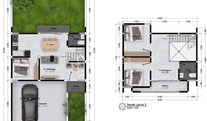 Rumah Mewah dan Elite di Cluster Tengah Kota Lamongan 2