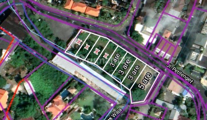 Pasti Closing Di Jual Tanah Kavling Pinggir Jalan Lokasi Petitenget Seminyak Kuta Badung Luas Tanah Sesuai Plot 1