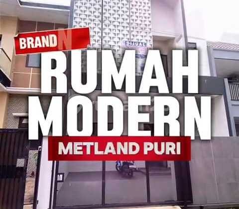 Rumah Baru Bersih Terawat di Metland Puri Sudah SHM Siap Huni