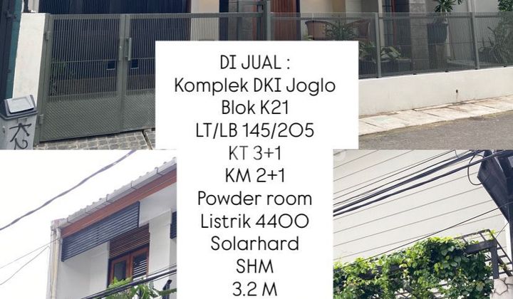 Dijual Rumah Cantik Bersih Terawat Siap Huni di Komplek Dki Joglo Dijual Rumah Cantik Bersih Terawat Siap Huni di Komplek Dki Joglo