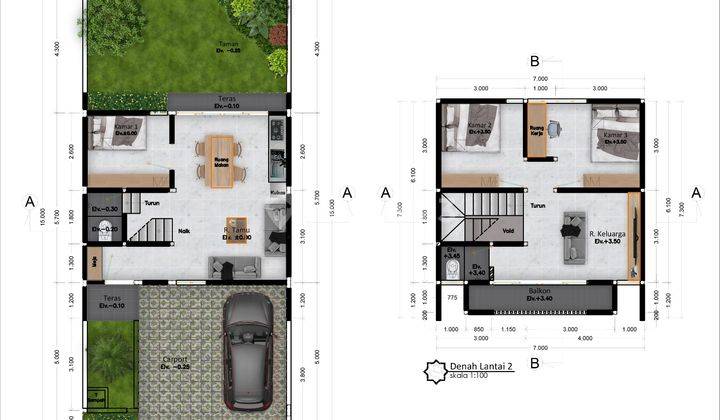 Rumah Dengan Konsep Modern Minimalis di Lamongan 2