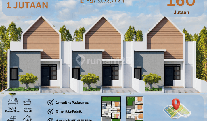 DIJUAL RUMAH BREBES LOSARI SUBSIDI ANGSURAN 1 JUTA 1