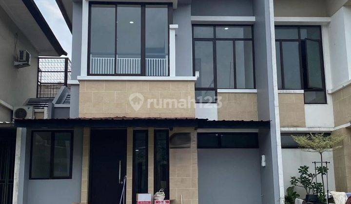 Rumah The Eminent Cluster Illustria Bsd Tipe 7x17 2 Lantai Depan Quantis Club 1