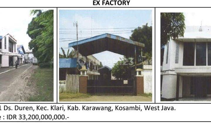 DIJUAL. MURAH. EX PABRIK di KLARI KOSAMBI, KARAWANG TIMUR 2