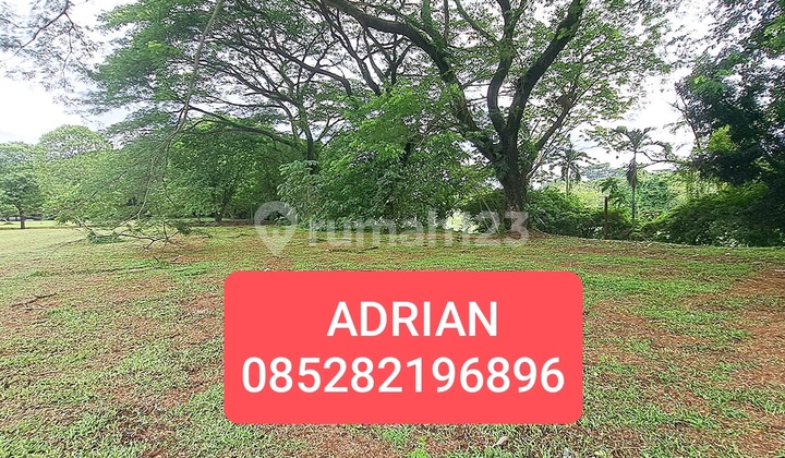 Tanah Kavling Taman Tirta Golf, Nempel Golf. BSD Tangerang PPJB. Gandeng 1.303m2 atau satuan 450 m2 & 853 m2. Bagus.