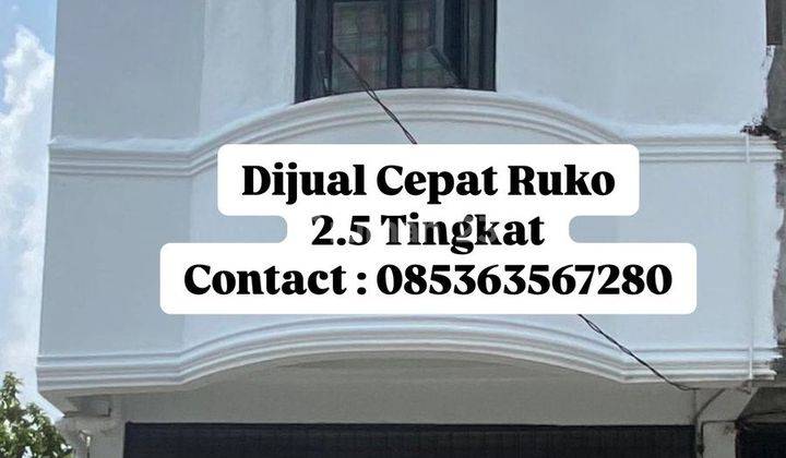 Dijual Cepat Ruko Jalan Perjuangan Simp Daerah Sunggal 1