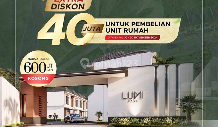 Dijual Rumah Baru Komplek Lumi Haus Jalan Aluminium I 2