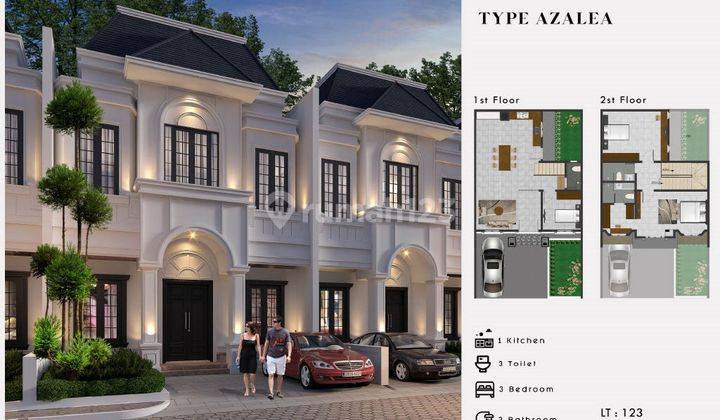 Dijual Rumah Baru Komplek Royal Sapphire Type Azalea 1