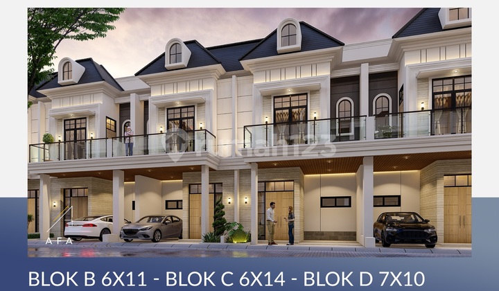 Dijual Rumah Baru Komplek Vrederick Haus Daerah Iskandar Muda 2