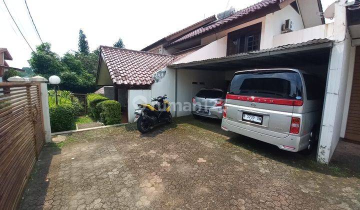 Rumah Taman Hadap Utara Dengan Paviliun Tamu 5 Menit Ke Tol  2