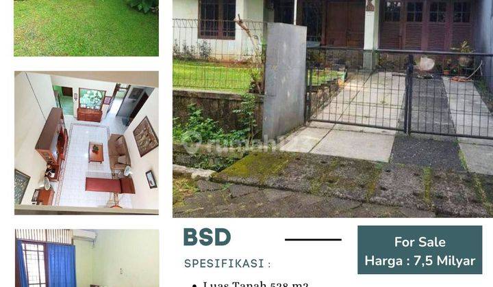 Rumah 1,5 Lantai Di Kawasan Perumahan Bsd Dengan Suasana Perumahan Yg Asri 2