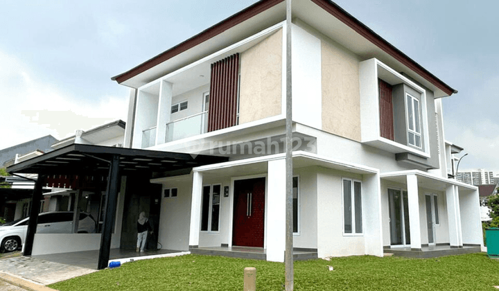 Rumah Hoek Minimalis Modern di Pusat West Bsd 1