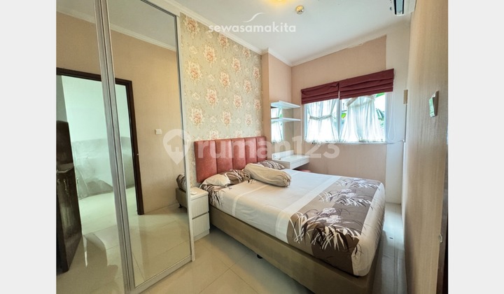 Disewakan Apartemen Signature Park Grande, 1Br, Lantai Rendah, Full Furnished, Include IPL