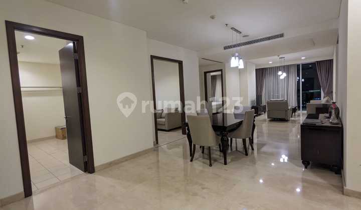 DiSewakan Apartemen Pakubuwono House, 2+1BR, Luas, Bagus