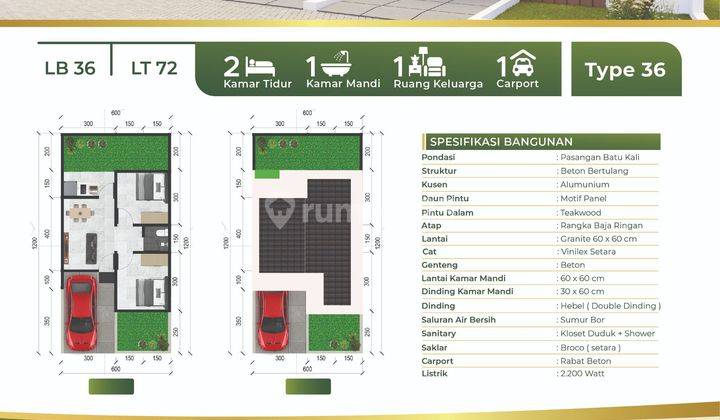 Rumah Model Scandinavian Dekat Toll Bsd Dan Stasiun Rawabuntu  2