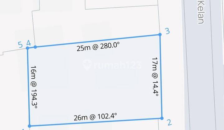 Dijual Tanah 4,25 Are Jln Raya Utama Kelan,Tuban IJ-2974 1