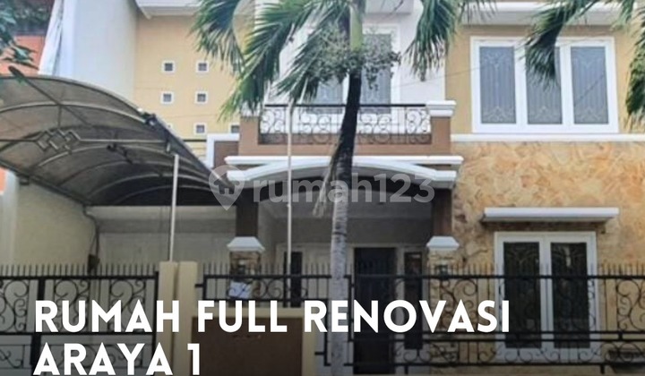 Dijual Rumah Mewah 2 Lantai Araya 1 Baru Renovasi 1