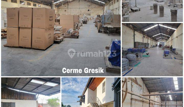 Dijual Pabrik Raya Cerme Gresik 2 Lantai  1