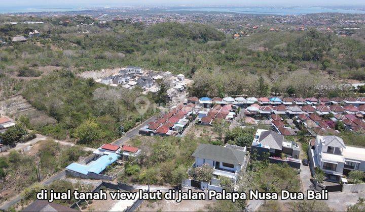 Tanah view laut lantai 2 di Nusa dua, lebar jalan 5 meter 1