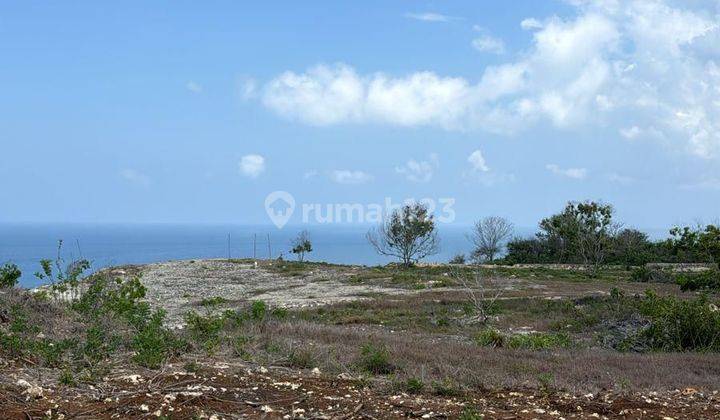 Tanah datar los tebing pantai uluwatu, akses jalan private 2