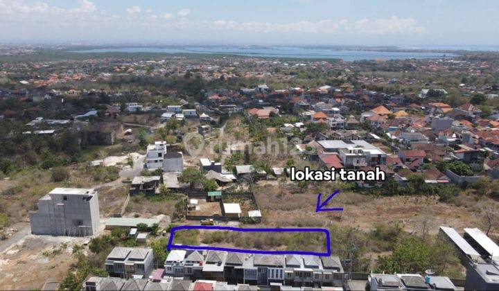 Tanah kontur datar lingkungan villa di Jimbaran, Akses jalan 6 meter 2