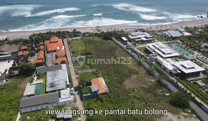 Jarang ada, Tanah kecil los pantai Batu Bolong di Canggu, akses jalan paving 1