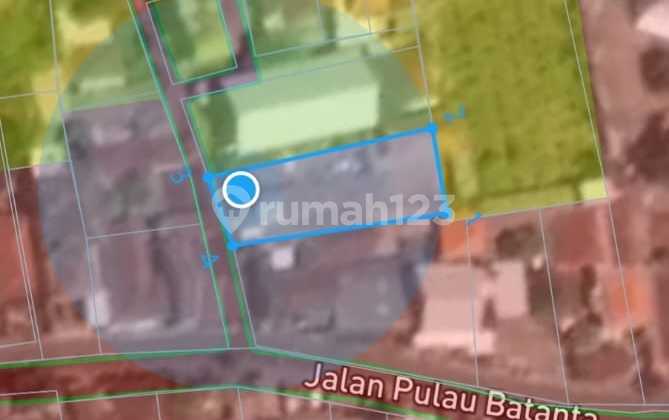 Tanah Strategis 600m² Di Pulau Batanta Tengku Umar Denpasar