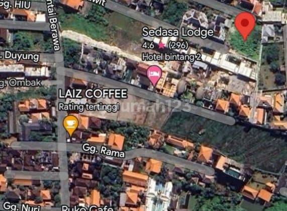 Land in central Canggu 400 meters to atlas beach club 2