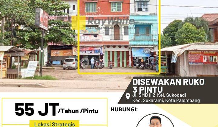 DiSewakan Ruko 3 Pintuh 1