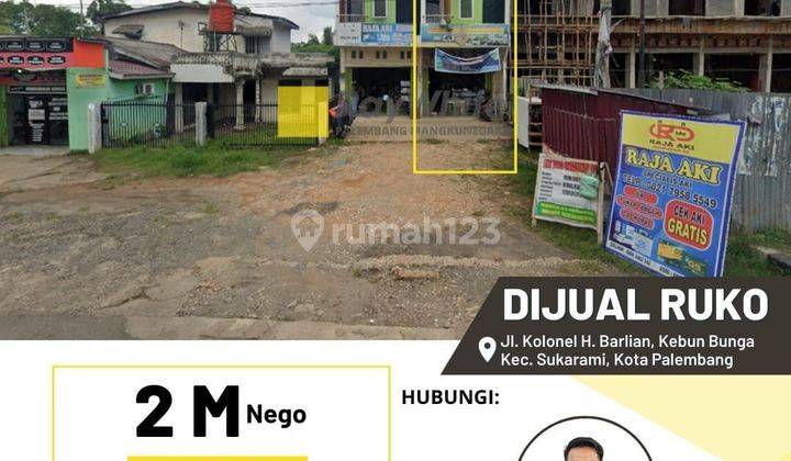 Dijual Ruko Murah Di Palembang  1