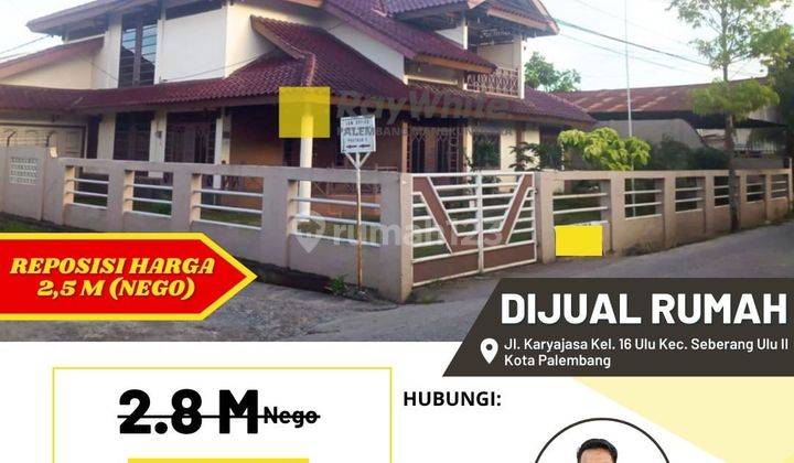 Dijual Rumah Mewah Murah Plaju Palembang 1