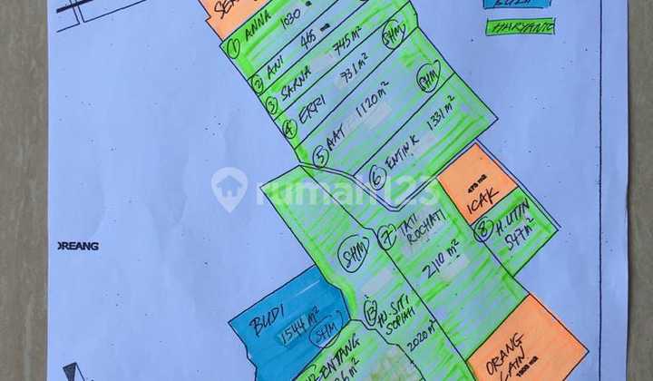 Strategic Wide Rice Field Land on Main Road Near Soreang PEMPKAB.