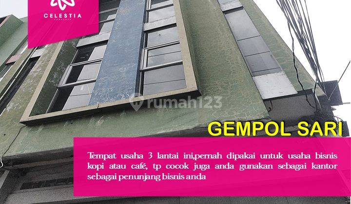 Murah Ruko 3 Lantai Area Ramai, Gempol Asri, Dekat Ke Borma 1