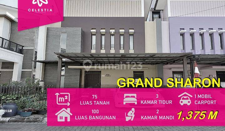 Murah Aman Nyaman 2 Lantai Rumah Di Grand Sharon Residence 1