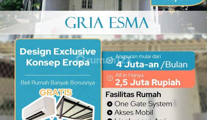 Flash Sale Rumah 2 Lantai siap huni promo terbatas dp all in 2.5 jt dkt gerbang tol pamulang  1
