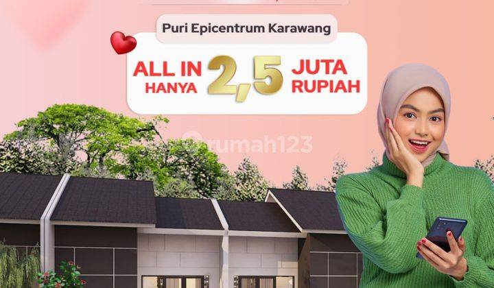 Bismilah Rumah Siap Huni di karawang promo ramadhan 2.5 juta all in 1