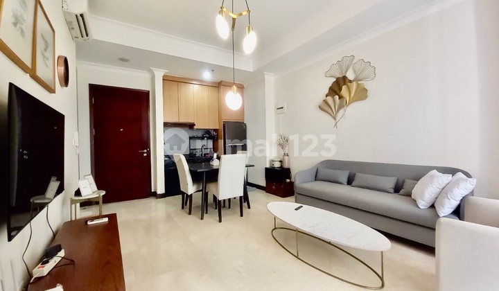For Rent Permata Hijau Suites Apartment Furnished 2 Bedrooms Good Deal