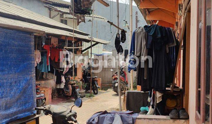 Tanah Bonus Rumah Petakan 30 Pintu Masuk Komp. Bumi Lestari, Bekasi Lt1274 Lb 600 M 2