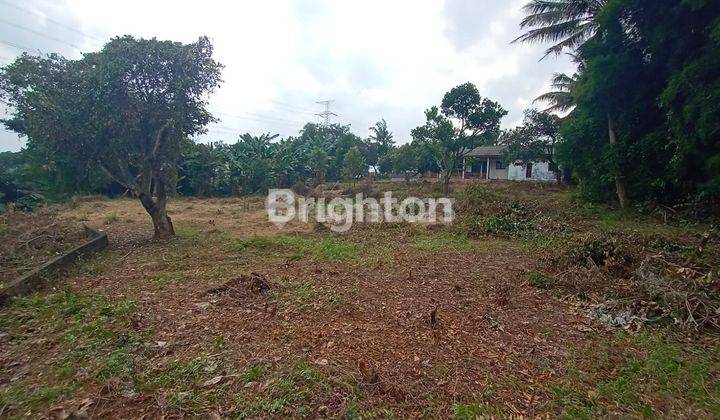 Tanah Darat LT 4000 m² Bonus Rumah Nempel Jalan Raya 30 menit ke Tol Desari Tol Outer Bogor Strategis Parung Kab Bogor  cocok untuk Perumahan, Town House, Gudang 1