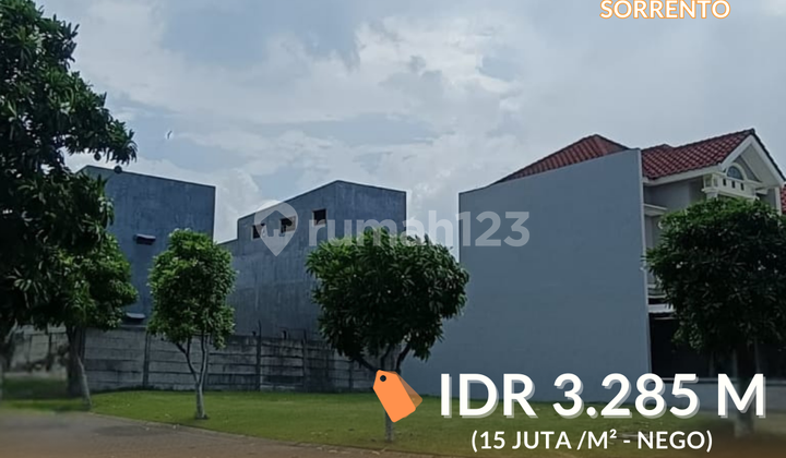 Pakuwon City, Surabaya Tanah 219 m2 PPJB Split HGB AN PAKUWON