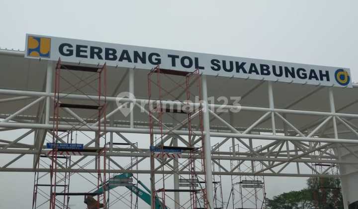 (JKT708) Dijual Tanah dekat Gerbang Tol Sukabungah, Bekasi  1