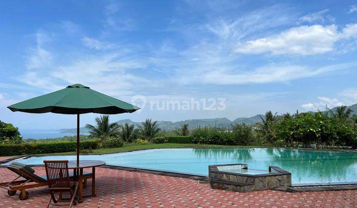 JUAL TANAH BONUS VILA DENGAN VIEW PEGUNUNGAN DAN LAUT DI PELABUHAN RATU SUKABUMI 1